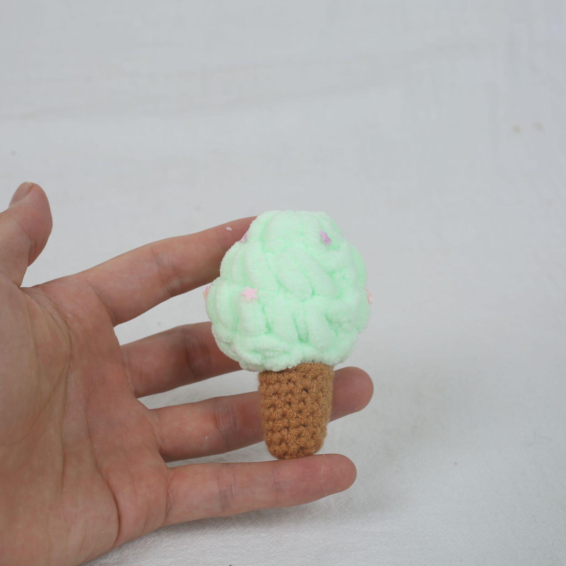 Милый брелок-помпон в виде мороженого, подвеска для сумки для детей
Милый брелок-помпон в виде мороженого, подвеска для сумки для детей