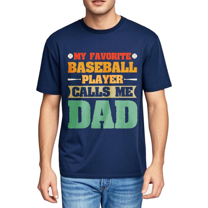 Everyday For Her Summer T Shirt My Favorite Baseball Player Calls Me Dad Short Sleeve Comfortable Crew Neck Man Tees as the picture6740 темно-синього кольору
Everyday For Her Summer T Shirt My Favorite Baseball Player Calls Me Dad Short Sleeve Comfortable Crew Neck Man Tees as the picture6740 темно-синього кольору