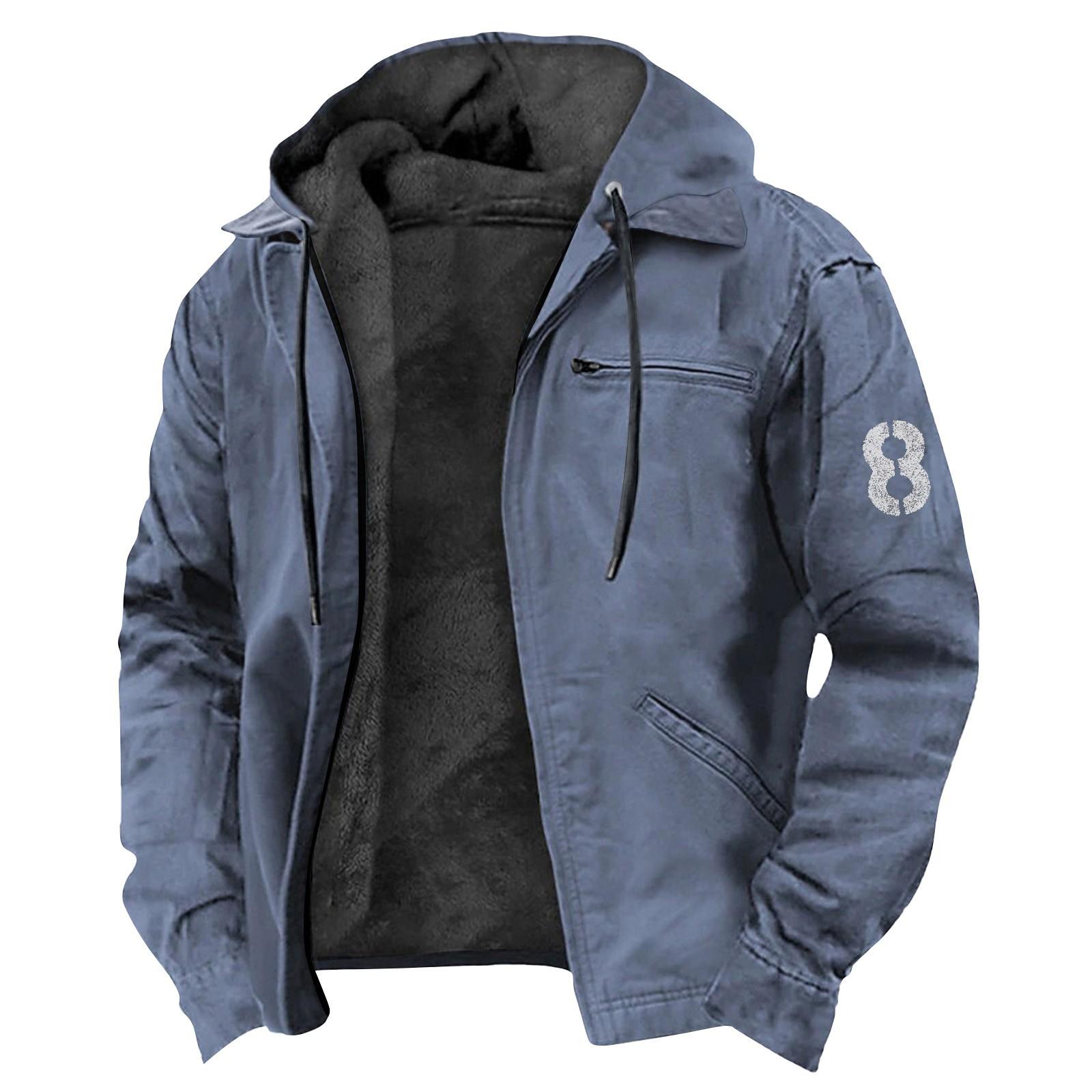 Warmth Jacket for Men Winter Jacket with Thick Hooded Coats, Fleece Coat, Long Sleeve Causal Coats, Full Front Zipper XXXL
Warmth Jacket for Men Winter Jacket with Thick Hooded Coats, Fleece Coat, Long Sleeve Causal Coats, Full Front Zipper XXXL