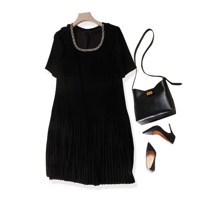 Little Gao End Sanzhai High-Elastic Dress! Women s Short-Sleeved Rhinestone Square Collar over-the-Knee Dress Breathable Summer Black 4XL
Little Gao End Sanzhai High-Elastic Dress! Women s Short-Sleeved Rhinestone Square Collar over-the-Knee Dress Breathable Summer Black 4XL