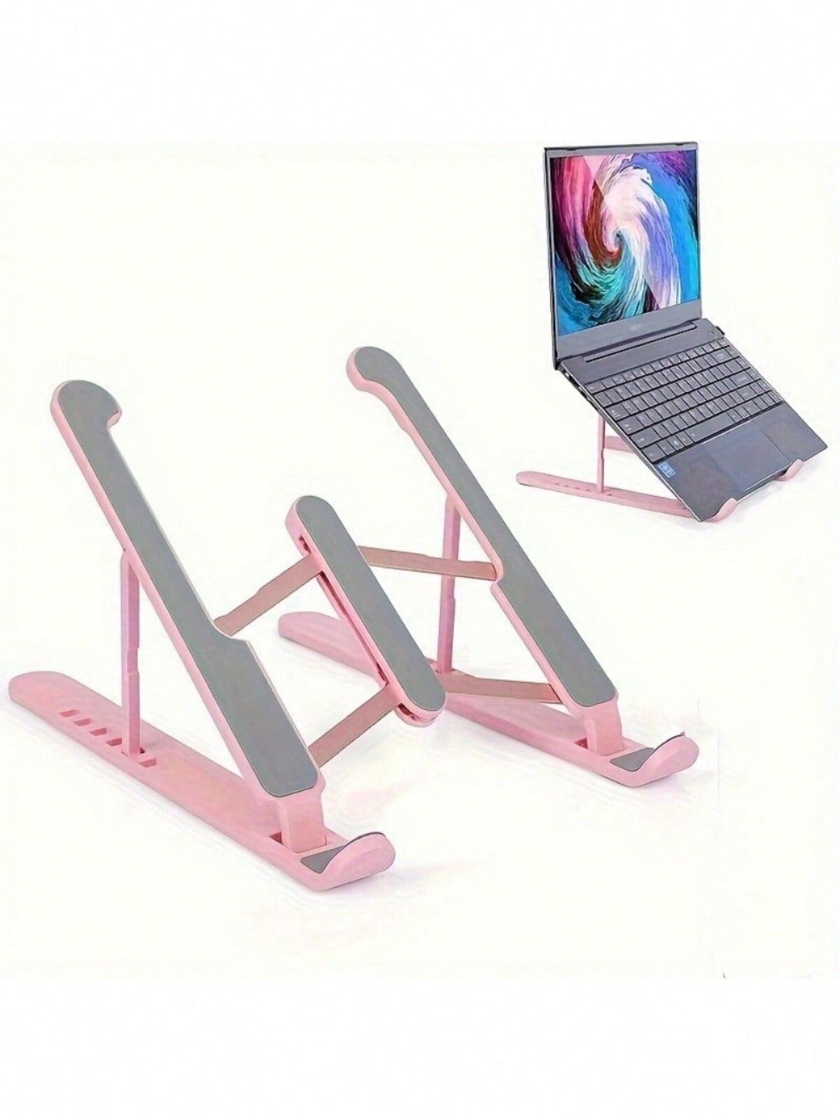 New Laptop Stand, Made Of High-Quality ABS And Metal, Stable With 7-Level Adjustable, Portable And Foldable Plastic 3-Fan United States
New Laptop Stand, Made Of High-Quality ABS And Metal, Stable With 7-Level Adjustable, Portable And Foldable Plastic 3-Fan United States