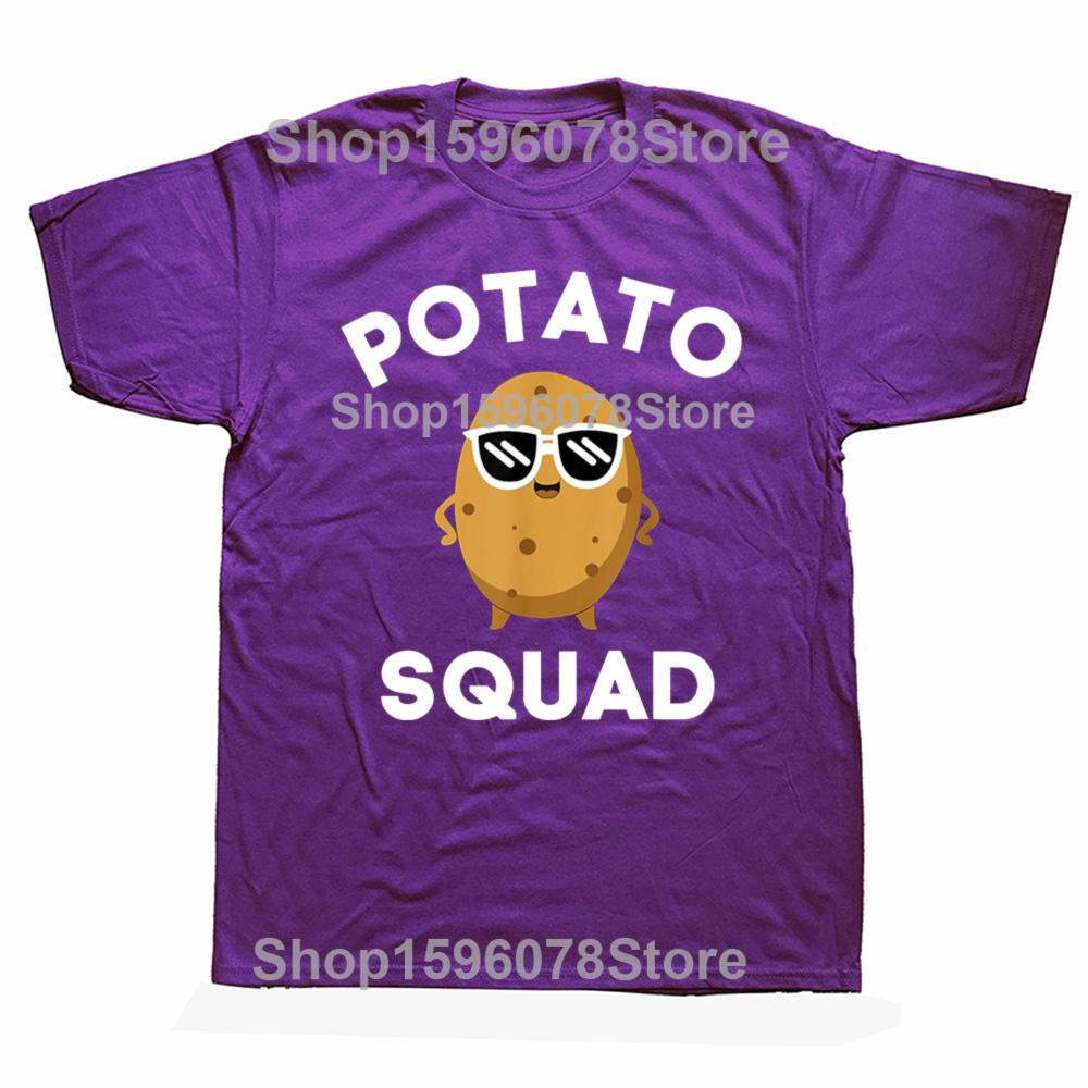 POTATO SQUAD Funny Smiling Vegetarian Potato Lovers T Shirts Cotton Streetwear Gifts Mens Fashion Casual Loose Oversized T Shirt 4XL
POTATO SQUAD Funny Smiling Vegetarian Potato Lovers T Shirts Cotton Streetwear Gifts Mens Fashion Casual Loose Oversized T Shirt 4XL