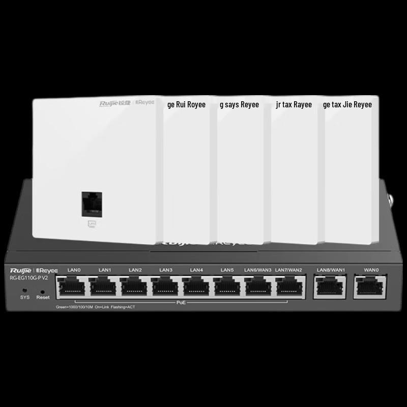 Ruijie Wi-Fi 6 Whole Home PoE Mesh AP System (CN version)
Ruijie Wi-Fi 6 Whole Home PoE Mesh AP System (CN version)