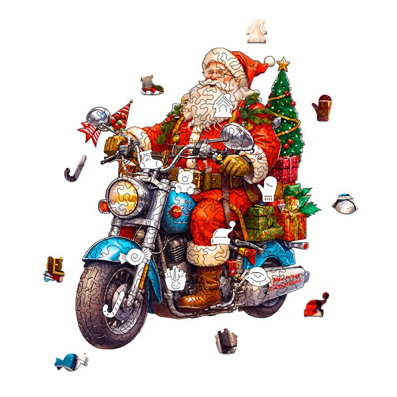3D Animal Wooden Jigsaw Puzzle - Irregular Stereo Design for Kids Paper Box Motorcycle Santa A5
3D Animal Wooden Jigsaw Puzzle - Irregular Stereo Design for Kids Paper Box Motorcycle Santa A5