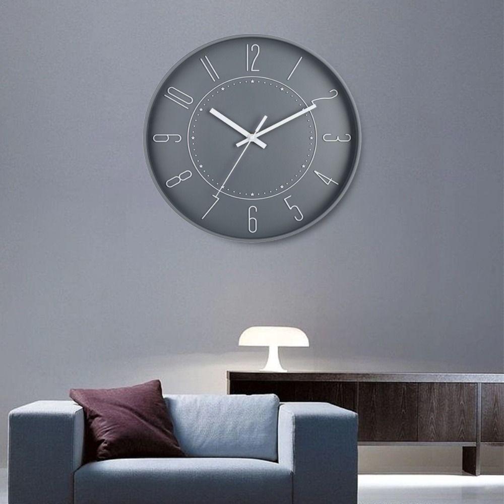Plastic Wall Clock Decorative Scale Clock Practical Hanging Clock Living Room Style 6
Plastic Wall Clock Decorative Scale Clock Practical Hanging Clock Living Room Style 6