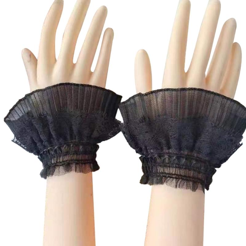 Decorative Wrist Cuffs for Woman Elastic Cuffs Lace Decorate Shirt Sleeve Cuffs Summer Wrist Sunproof Accessories 1
Decorative Wrist Cuffs for Woman Elastic Cuffs Lace Decorate Shirt Sleeve Cuffs Summer Wrist Sunproof Accessories 1
