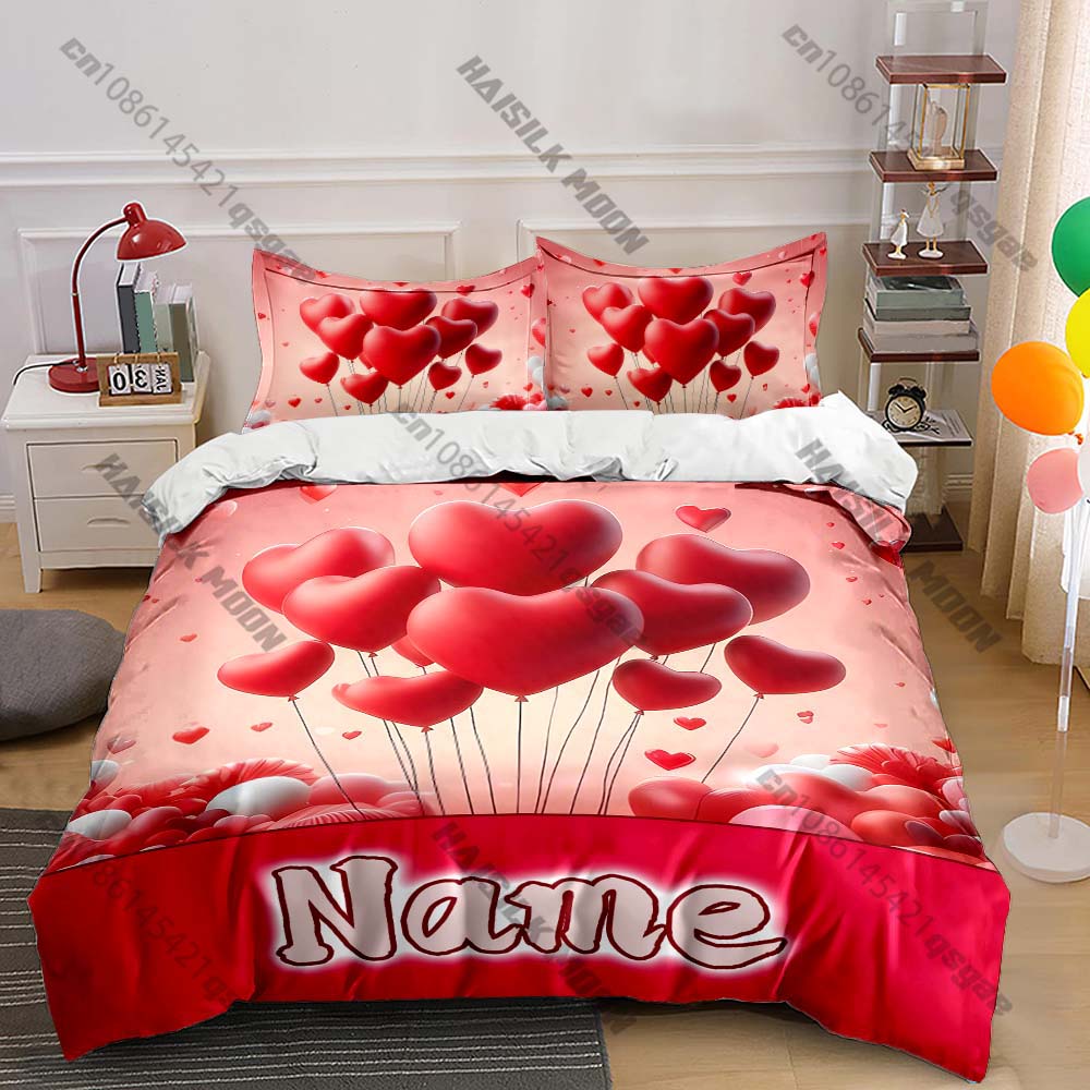 Love Pattern Polyester Bedspread Set 3d Kids Bedding Set Single Size Bedding Set 2 Pillowcases 1 Quilt Cover 135X200cm
Love Pattern Polyester Bedspread Set 3d Kids Bedding Set Single Size Bedding Set 2 Pillowcases 1 Quilt Cover 135X200cm
