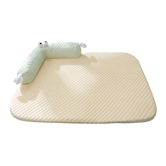 Dog Cooling Mat Soft Cat Sleeping Pad with Pillow Washable Summer Cooling Bed Mat for Cats Small to Medium Dogs S зелёный
Dog Cooling Mat Soft Cat Sleeping Pad with Pillow Washable Summer Cooling Bed Mat for Cats Small to Medium Dogs S зелёный
