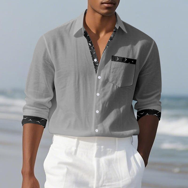 2026 New Autumn and Winter Loose Casual Lapel Long-sleeved Shirt XXXL сірий
2026 New Autumn and Winter Loose Casual Lapel Long-sleeved Shirt XXXL сірий