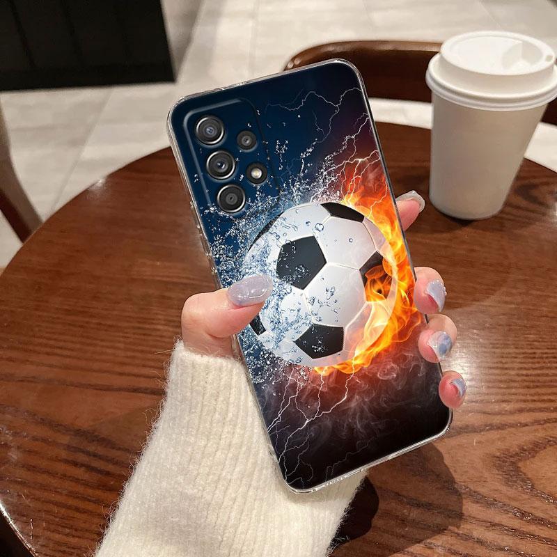 Clear Phone Case For Samsung Galaxy A56 A57 A37 A55 A54 A36 A35 A26 A25 A16 A17 A07 A52 A34 A21s Fire Football Soccer Ball Cover Galaxy A14
Clear Phone Case For Samsung Galaxy A56 A57 A37 A55 A54 A36 A35 A26 A25 A16 A17 A07 A52 A34 A21s Fire Football Soccer Ball Cover Galaxy A14
