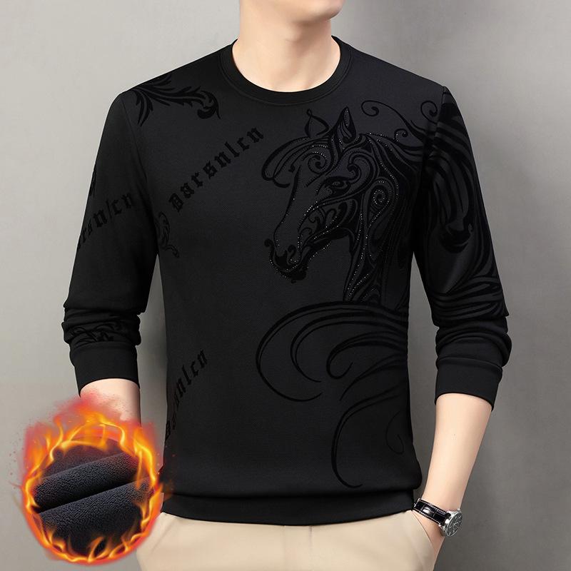Men s Winter Zodiac Horse Fleece Sweatshirt: Trendy Chinese-Style Long-Sleeve & Versatile Round Neck L (115-130 lbs)
Men s Winter Zodiac Horse Fleece Sweatshirt: Trendy Chinese-Style Long-Sleeve & Versatile Round Neck L (115-130 lbs)