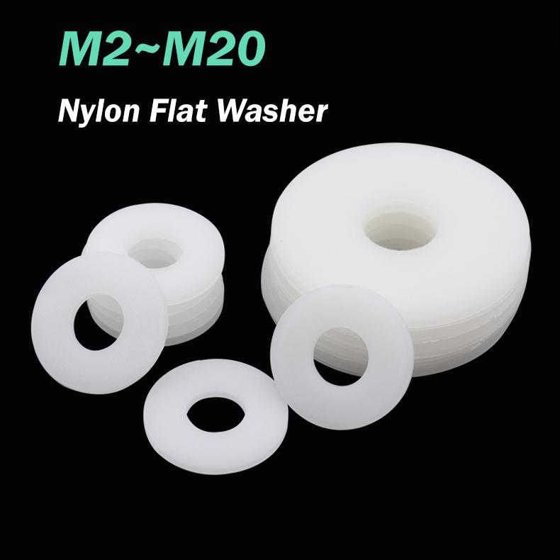 M2 M3 M4 M5 M10~M20 White Plastic Nylon Flat Washer Plastic Insulation Spacers Seals Nylon Washers Flat Gasket Thikne 1mm~3mm M3x6x1.2mm-100pcs
M2 M3 M4 M5 M10~M20 White Plastic Nylon Flat Washer Plastic Insulation Spacers Seals Nylon Washers Flat Gasket Thikne 1mm~3mm M3x6x1.2mm-100pcs