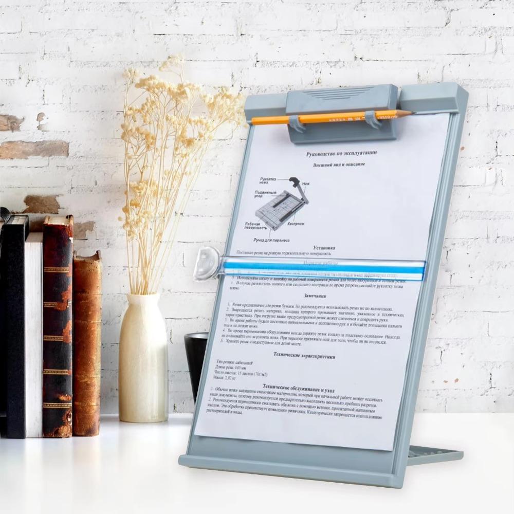 Plastic Desktop Document Holder Folding Reading Stand New Reading Holder For Office/School/Home
Plastic Desktop Document Holder Folding Reading Stand New Reading Holder For Office/School/Home