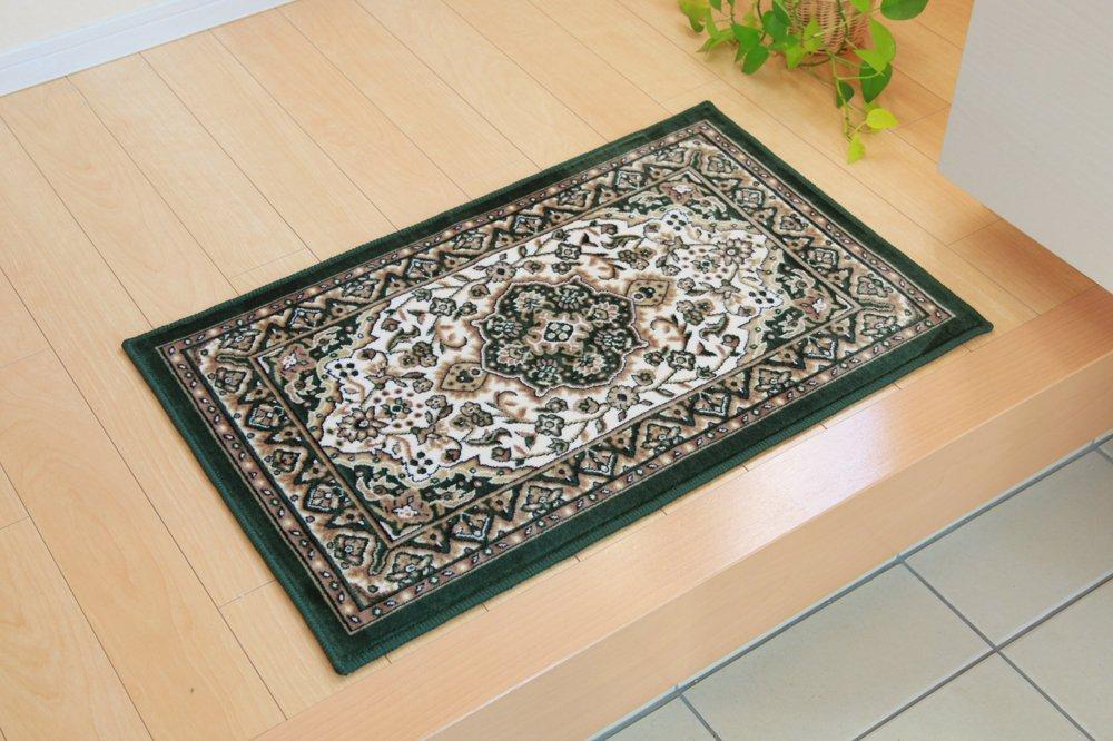 Ikehiko Entrance Mendel 67 x Dynasty Washable Mat, Green, Approx. 110cm, Pattern, Frame, #2027770 зелёный
Ikehiko Entrance Mendel 67 x Dynasty Washable Mat, Green, Approx. 110cm, Pattern, Frame, #2027770 зелёный