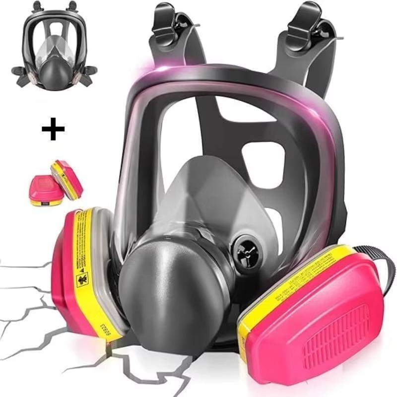 Full face respirator 6800 gas mask offers reusable anti fog protection with 60921 filter for dust smoke vapor and paint spray
Full face respirator 6800 gas mask offers reusable anti fog protection with 60921 filter for dust smoke vapor and paint spray