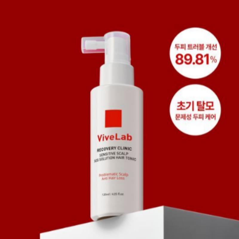 ViveLab Recovery Clinic Sensitive Scalp SOS Solution Hair Tonic 120ml
ViveLab Recovery Clinic Sensitive Scalp SOS Solution Hair Tonic 120ml