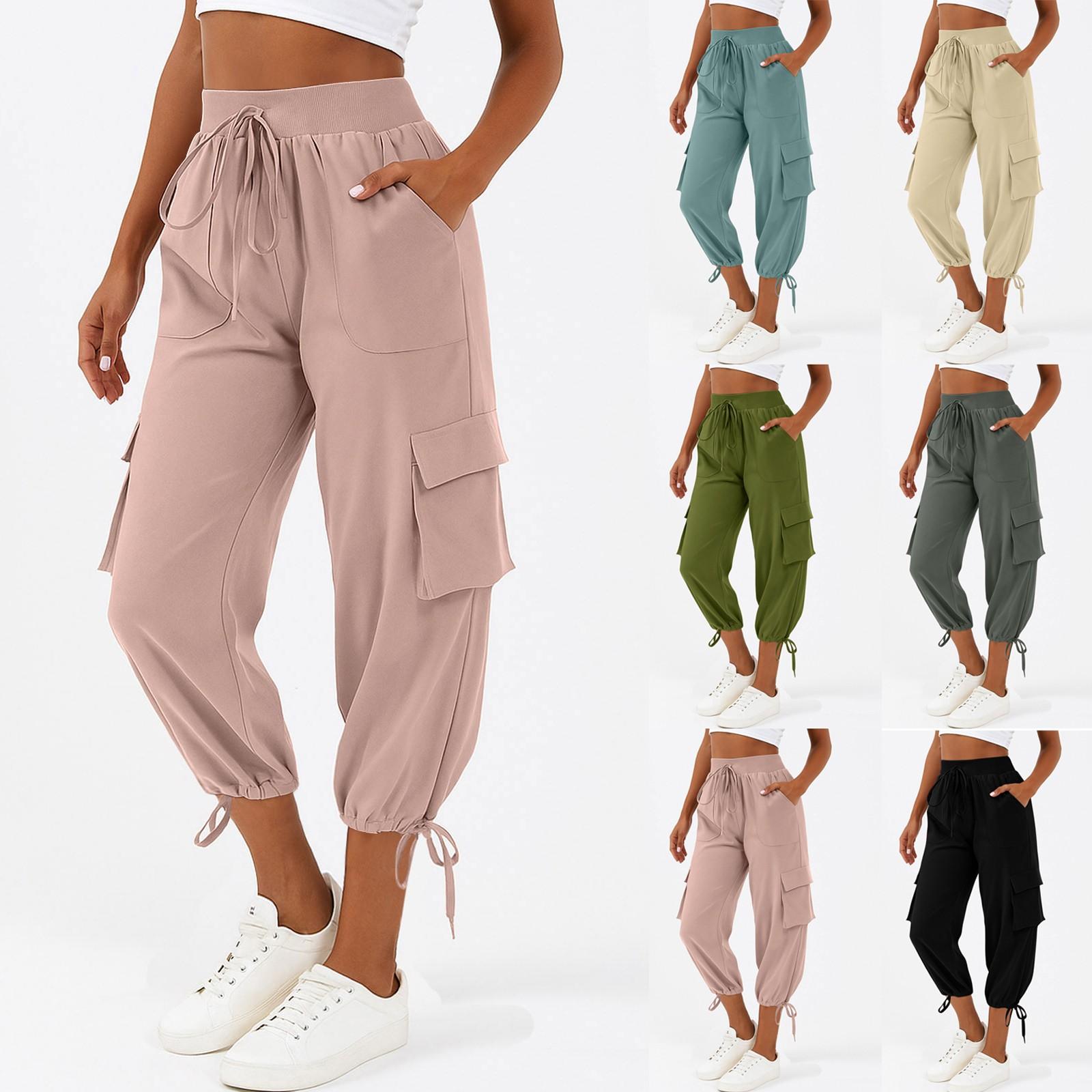 Womens Capris With Pockets Stretch Lightweight Casual Cargo Pants Summer Cropped Trousers Outdoor Clothes XXL рожевий
Womens Capris With Pockets Stretch Lightweight Casual Cargo Pants Summer Cropped Trousers Outdoor Clothes XXL рожевий