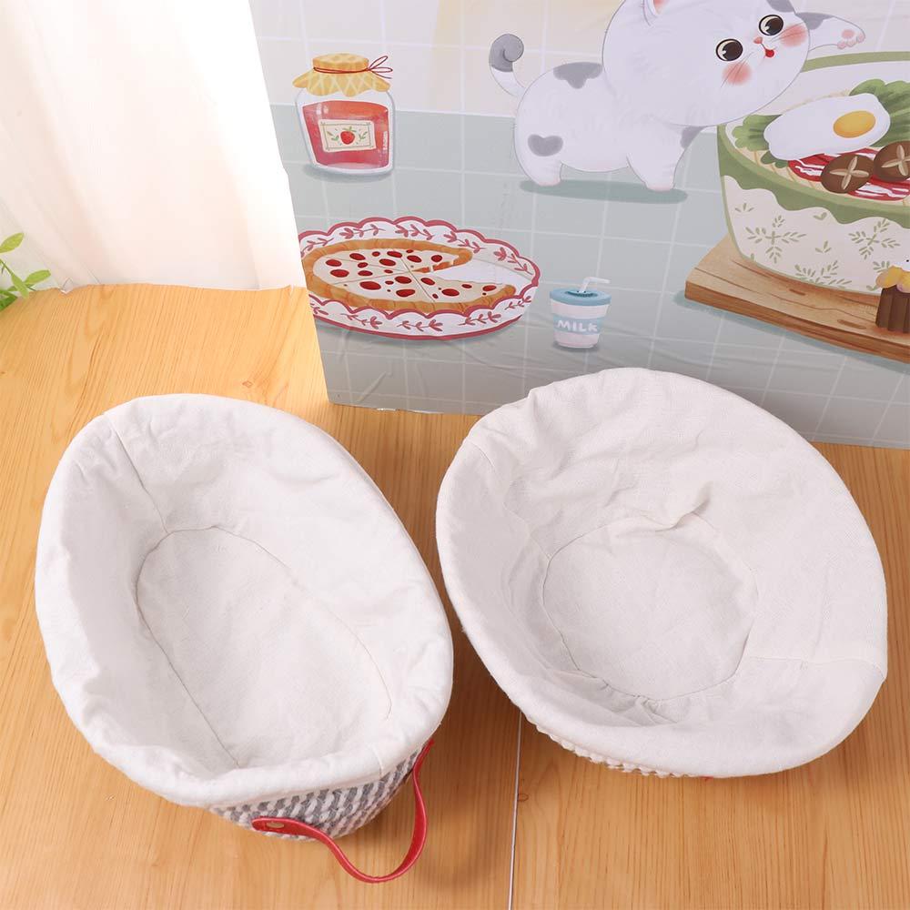 with Handle Bread Proofing Basket with Liner Cover Bread Cloth Bag Dough Rising Style 1
with Handle Bread Proofing Basket with Liner Cover Bread Cloth Bag Dough Rising Style 1