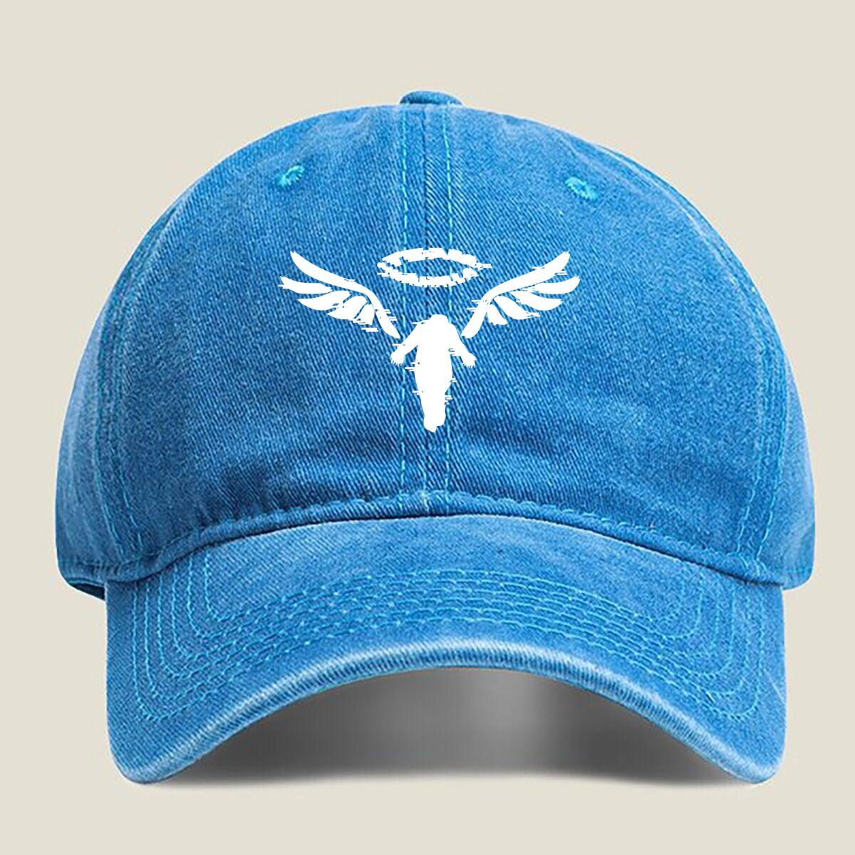 Angelic Winged Silhouette Fashion Washed Baseball Cap Hat Outdoor Activities One Size озеро синього кольору
Angelic Winged Silhouette Fashion Washed Baseball Cap Hat Outdoor Activities One Size озеро синього кольору