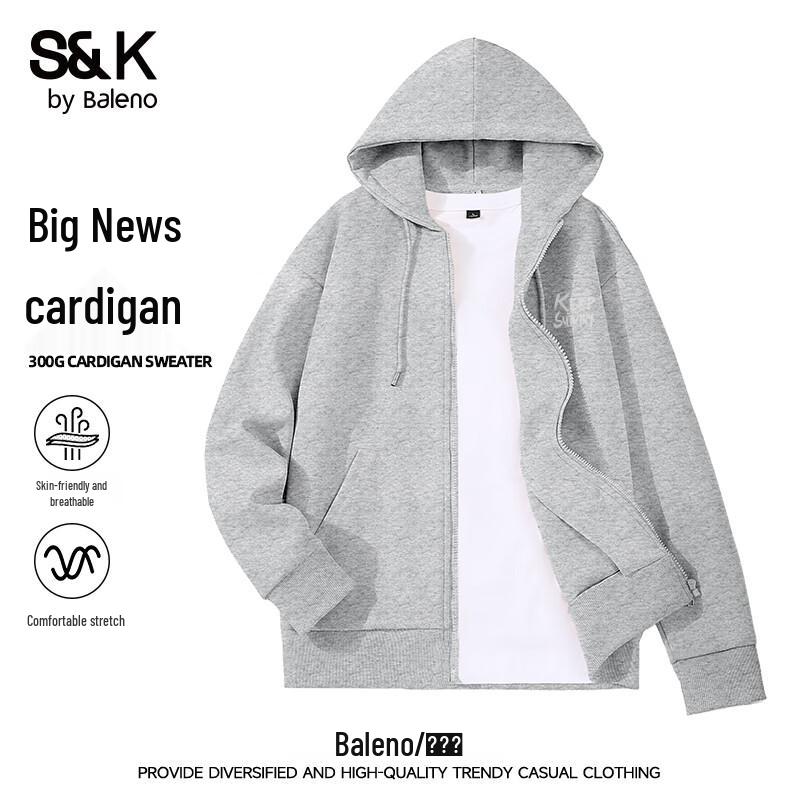 Толстовка унисекс на молнии с капюшоном серии S&K от Baleno 4XL
Толстовка унисекс на молнии с капюшоном серии S&K от Baleno 4XL