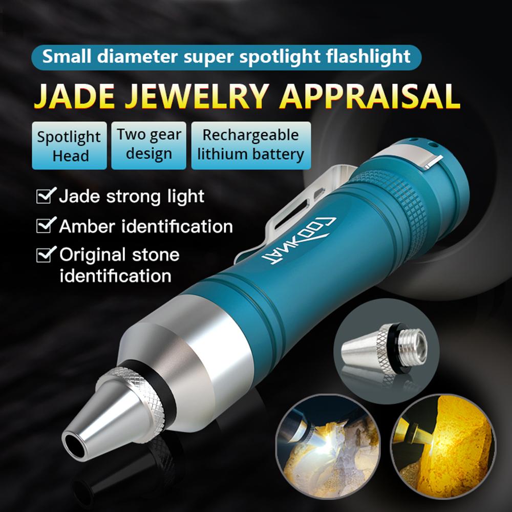 TANK007 J658 Jade Inspection Flashlight Focused Beam Mini LED Torch for Jewelry Identification A
TANK007 J658 Jade Inspection Flashlight Focused Beam Mini LED Torch for Jewelry Identification A