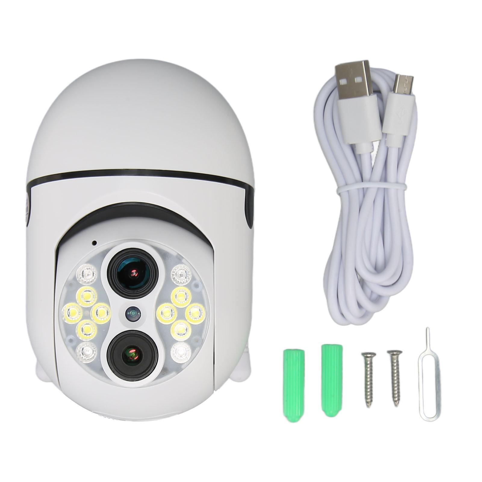 Outdoor Security Camera Dual Lens 1080P HD Camera With PTZ Rotation Motion Tracking Multi User
Outdoor Security Camera Dual Lens 1080P HD Camera With PTZ Rotation Motion Tracking Multi User