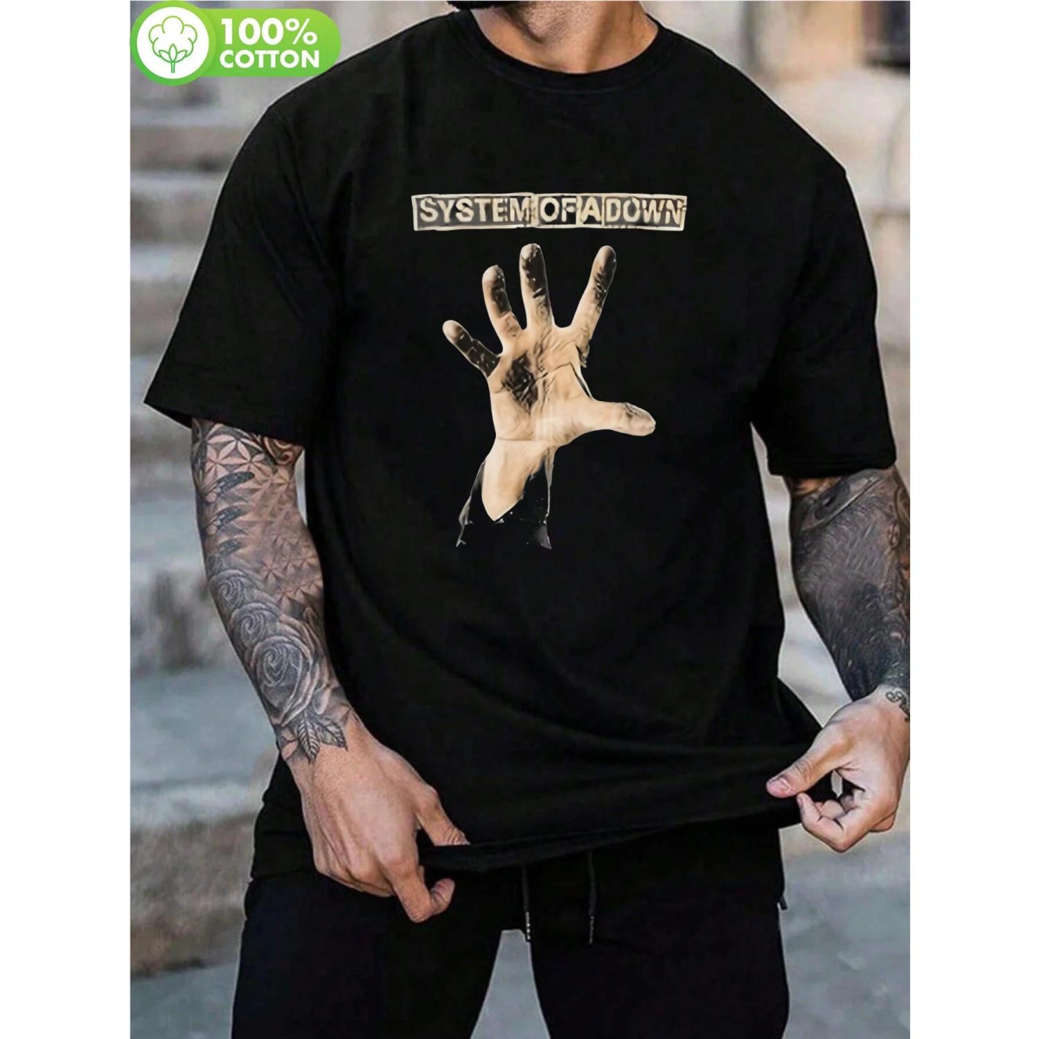 Comfortable Hand Print Round Neck Printed T-shirt Suitable for All Seasons, 100% Pure Cotton T-shirt Enthusiasts and Casual Wear S чёрный
Comfortable Hand Print Round Neck Printed T-shirt Suitable for All Seasons, 100% Pure Cotton T-shirt Enthusiasts and Casual Wear S чёрный