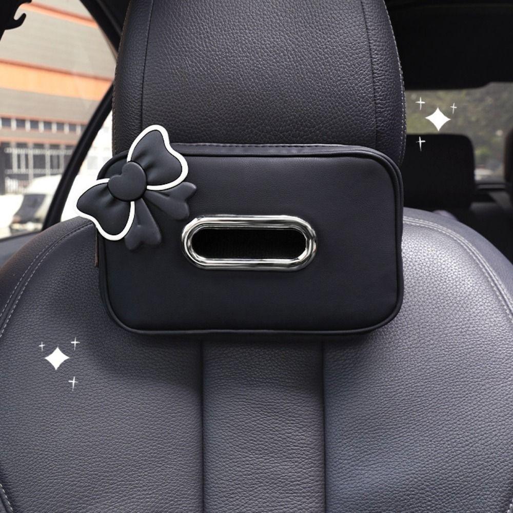 PU Leather Car Tissue Box Bowknot Car Seat Back Organizer Durable Car Napkin Holder Paper Box Wine Red
PU Leather Car Tissue Box Bowknot Car Seat Back Organizer Durable Car Napkin Holder Paper Box Wine Red