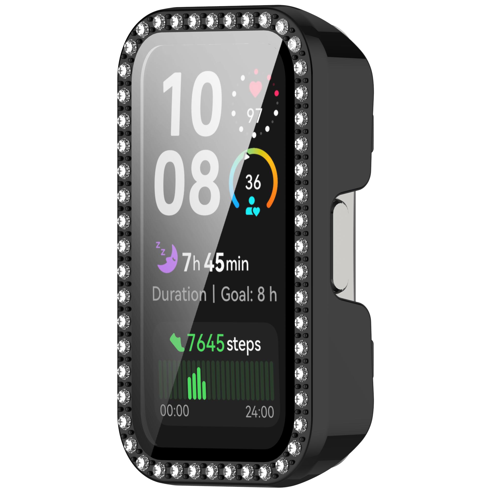 For Huawei Band 10/9/8 Case Rhinestone Decor PC+Tempered Glass Film Protective Watch Cover Starlight
For Huawei Band 10/9/8 Case Rhinestone Decor PC+Tempered Glass Film Protective Watch Cover Starlight