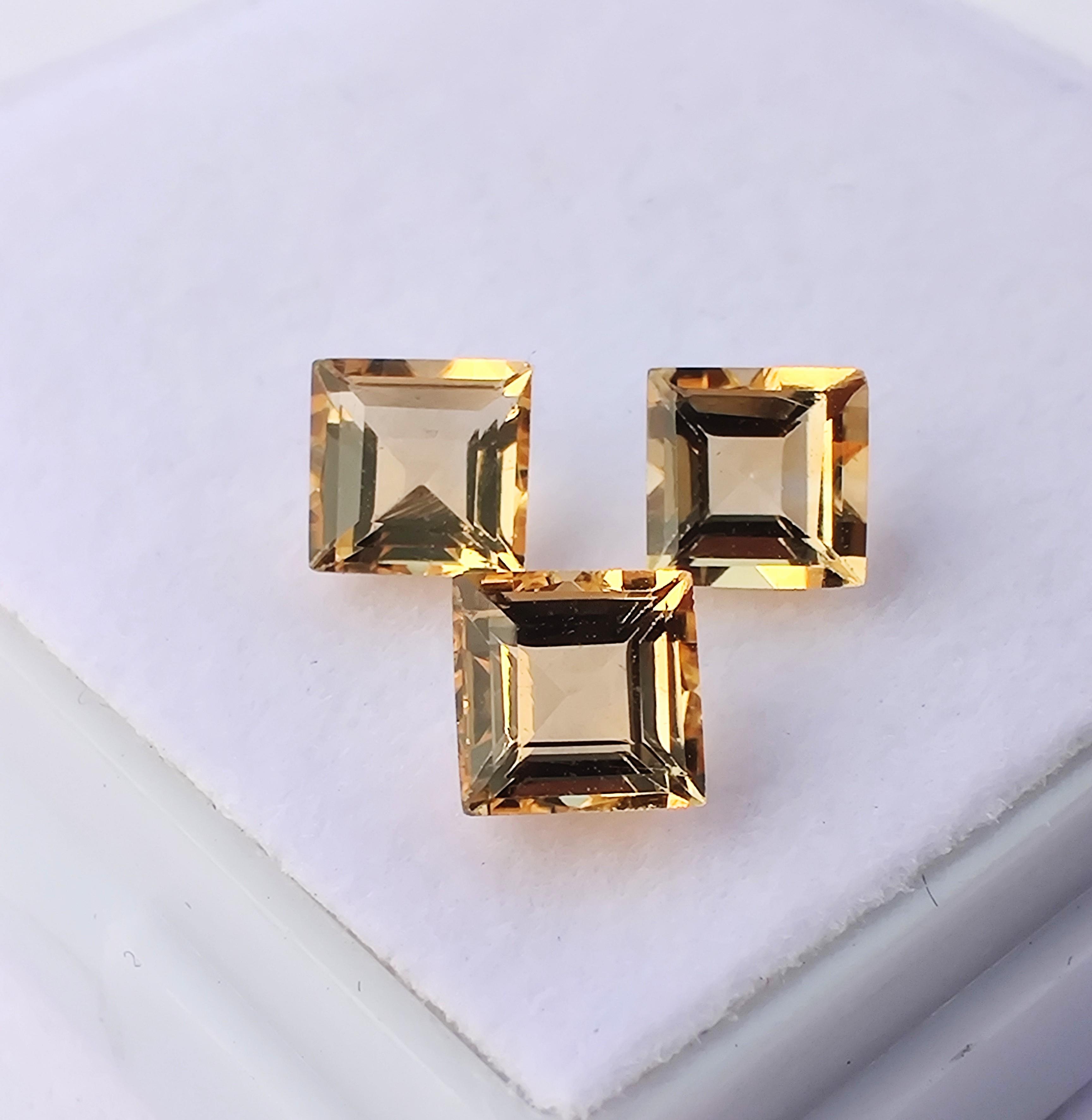 5 MM Size Square Cut Natural Citrine Loose Gemstone Lot For Jewelry Making, 2.50 Carat Lot. 2.50 Carat, Size 5 MM
5 MM Size Square Cut Natural Citrine Loose Gemstone Lot For Jewelry Making, 2.50 Carat Lot. 2.50 Carat, Size 5 MM