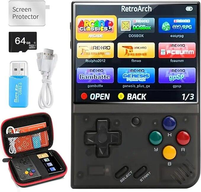 Портативная игровая консоль Miyoo Mini Plus в стиле ретро, 64 ГБ, TF-карта, 10000 игр, 3,5-дюймовая портативная перезаряжаемая игровая консоль с открытым исходным кодом
Портативная игровая консоль Miyoo Mini Plus в стиле ретро, 64 ГБ, TF-карта, 10000 игр, 3,5-дюймовая портативная перезаряжаемая игровая консоль с открытым исходным кодом