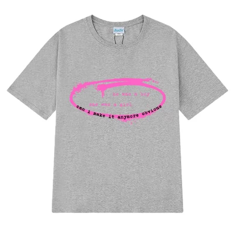 Summer Y2k Avril Lavigne Funny He Was A Boy Print T Shirts Men Women Cute Oversized Short Sleeve T-shirt Unisex 100% Cotton Tops 4XL
Summer Y2k Avril Lavigne Funny He Was A Boy Print T Shirts Men Women Cute Oversized Short Sleeve T-shirt Unisex 100% Cotton Tops 4XL