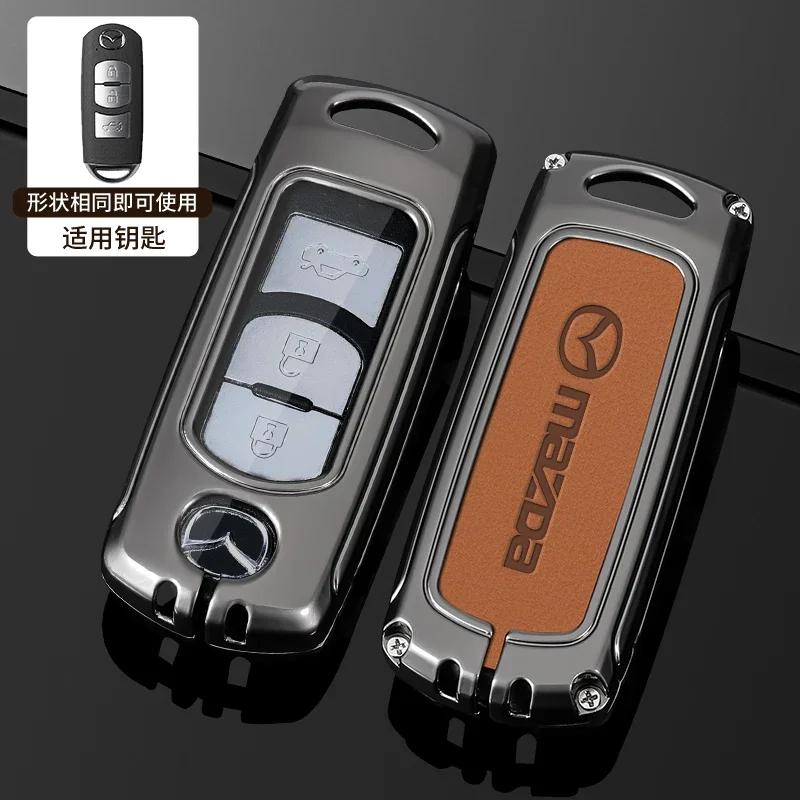 2025 Hot For Mazda 2 3 6 CX5 CX7 CX8 Axela Atenza CX-3/4/5/7/8/9 MX5 Demio Zinc Alloy Leather Keyless Car Key Case Cover Auto Ac
2025 Hot For Mazda 2 3 6 CX5 CX7 CX8 Axela Atenza CX-3/4/5/7/8/9 MX5 Demio Zinc Alloy Leather Keyless Car Key Case Cover Auto Ac