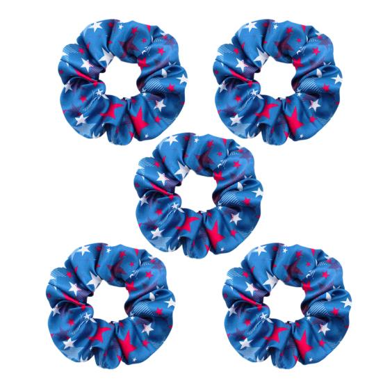 5Pcs Independence Day Hair Ties Patriotic Prints Red White Blue Striped Star Pattern Festival Ponytail Holder Women Hair Scrunchies G
5Pcs Independence Day Hair Ties Patriotic Prints Red White Blue Striped Star Pattern Festival Ponytail Holder Women Hair Scrunchies G