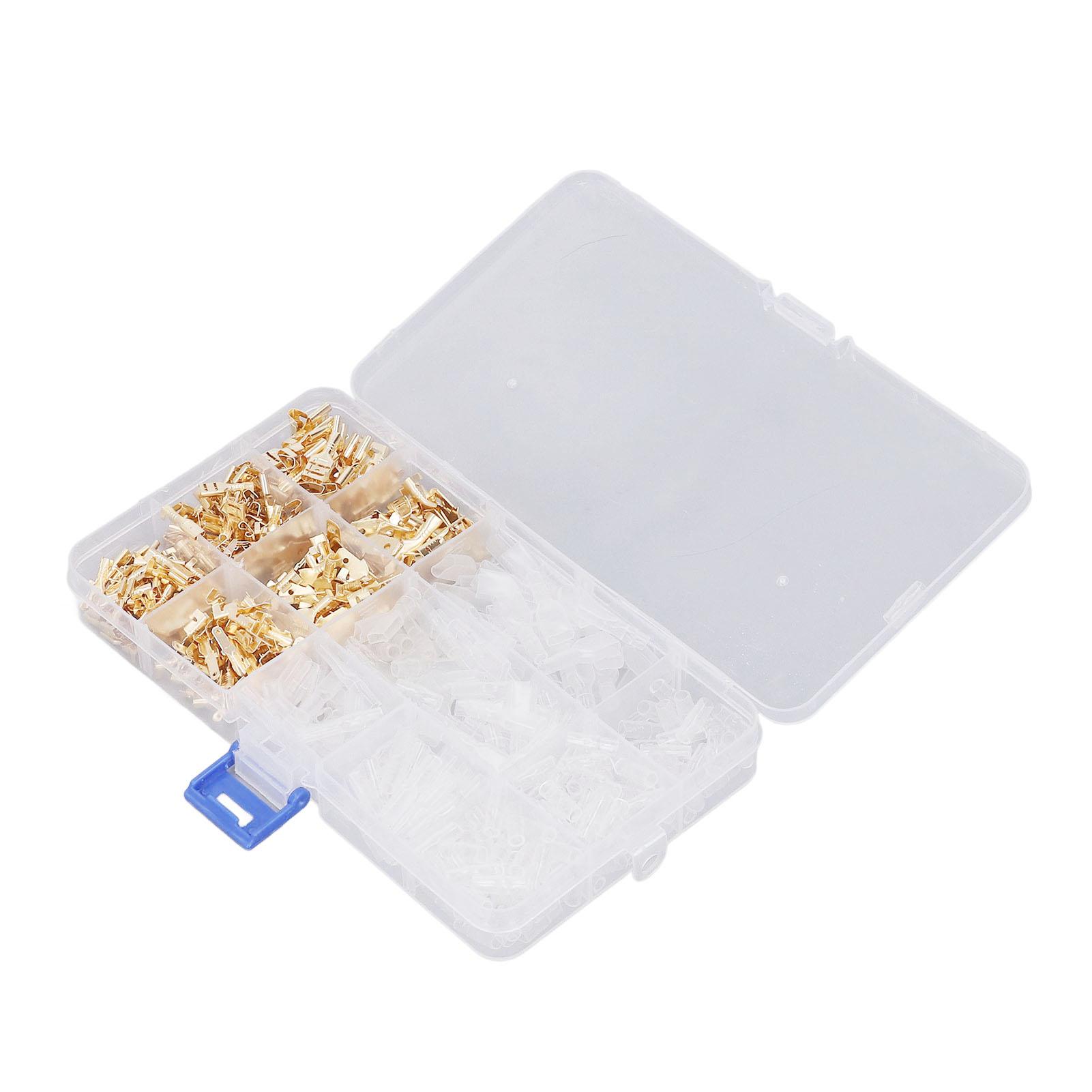 480 ШТ Клемний ніж Золотисто-мідне покриття Олов яні контакти Кабельний з єднувач Клема для мотоцикла
480 ШТ Клемний ніж Золотисто-мідне покриття Олов яні контакти Кабельний з єднувач Клема для мотоцикла