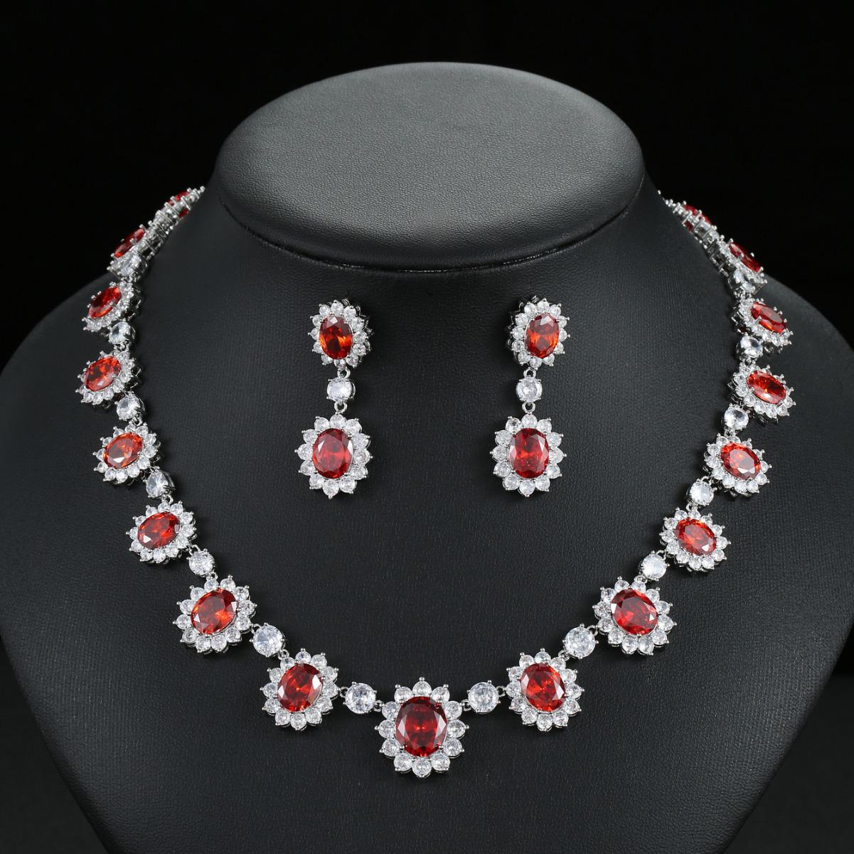 Vina Luxury Zircon Necklace and Earring Set for Women - Bridal, Wedding, Evening, and Toasting Dress Jewelry Gift. белый
Vina Luxury Zircon Necklace and Earring Set for Women - Bridal, Wedding, Evening, and Toasting Dress Jewelry Gift. белый