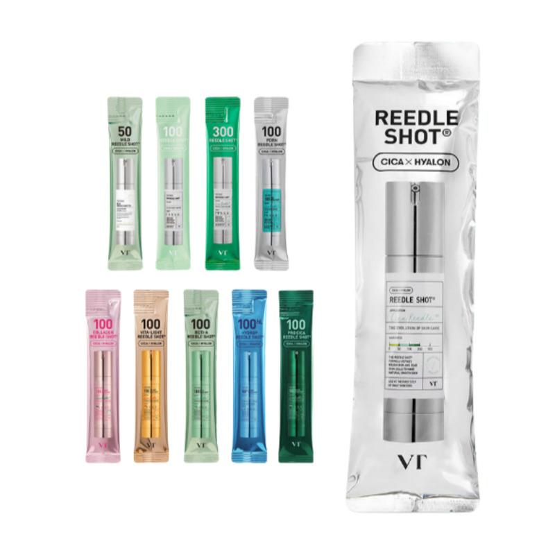 VT COSMETICS Reedle Shot Universe Kit – 2ml × 5ea × 9 Types
VT COSMETICS Reedle Shot Universe Kit – 2ml × 5ea × 9 Types