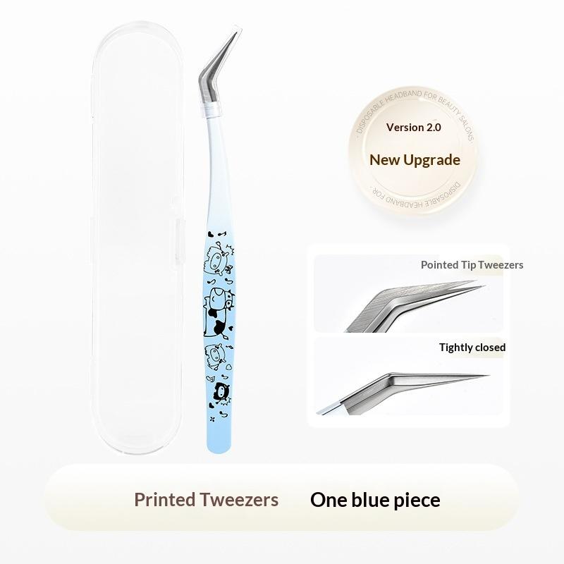 Мультяшні щипці для накладних вій з нержавіючої сталі, вигнуті, професійні, для нарощування 3D вій, інструменти для макіяжу синій
Мультяшні щипці для накладних вій з нержавіючої сталі, вигнуті, професійні, для нарощування 3D вій, інструменти для макіяжу синій