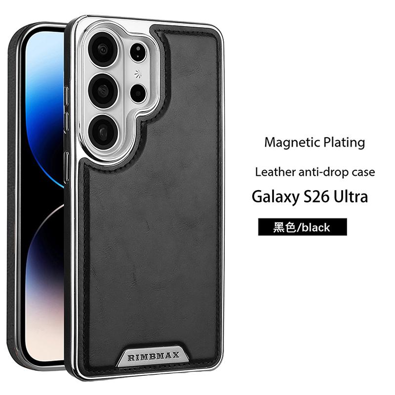 Magnetic Leather Case for Samsung Galaxy S26 Ultra S25 Edge S24 Plus S23 Plating Lens Bumper Wireless Charging Back Phone Cover Galaxy S25 Ultra чёрный
Magnetic Leather Case for Samsung Galaxy S26 Ultra S25 Edge S24 Plus S23 Plating Lens Bumper Wireless Charging Back Phone Cover Galaxy S25 Ultra чёрный