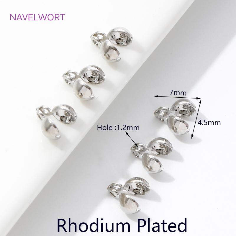 4.5/6MM 18K Gold Plated Brass Pearl Bracelet Ends Connector,Beads End Tips,Jewelry End Caps,For DIY Jewelry Making Accessories 10 pieces
4.5/6MM 18K Gold Plated Brass Pearl Bracelet Ends Connector,Beads End Tips,Jewelry End Caps,For DIY Jewelry Making Accessories 10 pieces