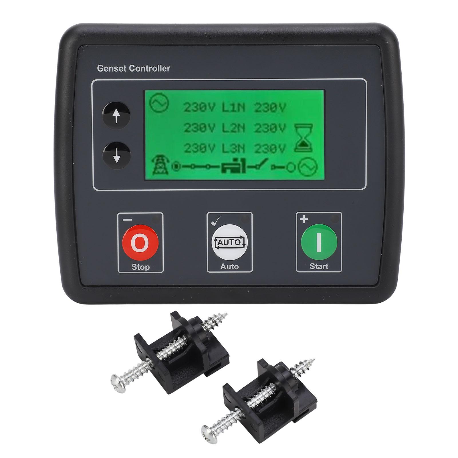 Generator Controller LCD Display 3 Phase Diesel Auto Mains Failure Control Self Starting Module
Generator Controller LCD Display 3 Phase Diesel Auto Mains Failure Control Self Starting Module