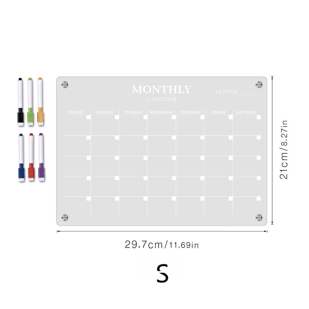 Clear Acrylic Erase Boards 6 Markers Planning Note Board Premium Note Blackboard Set Restaurant S-Style 4
Clear Acrylic Erase Boards 6 Markers Planning Note Board Premium Note Blackboard Set Restaurant S-Style 4