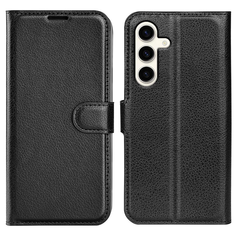 For Samsung Galaxy S24+ Case Wallet Stand Litchi Texture Phone Cover Black
For Samsung Galaxy S24+ Case Wallet Stand Litchi Texture Phone Cover Black