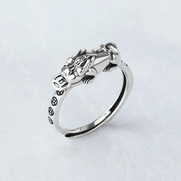Retro Old and Lucky Pixiu Ring, Women s Trendy Open Ring, Personalized Literary and Artistic Fan Temperament Jewelry
Retro Old and Lucky Pixiu Ring, Women s Trendy Open Ring, Personalized Literary and Artistic Fan Temperament Jewelry