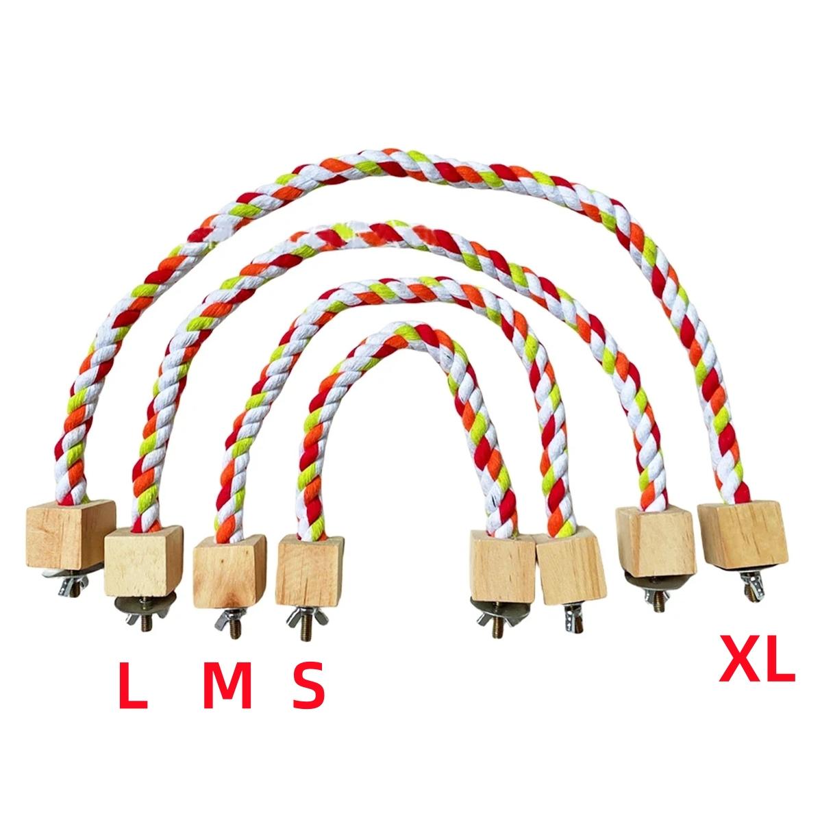 Parrot Climbing Rope Bird Toys Honey Bag Squirrel Cotton Rope Station Stick Stand Soft Bridge Swing Ring Elastic Climbing Toy S-30cm
Parrot Climbing Rope Bird Toys Honey Bag Squirrel Cotton Rope Station Stick Stand Soft Bridge Swing Ring Elastic Climbing Toy S-30cm