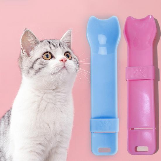 Yousheng Happy Spoon Cat Легкоочищаемая кормушка для лакомств с отверстием для подвешивания, гигиеничная безотходная ложка для домашних животных
Yousheng Happy Spoon Cat Легкоочищаемая кормушка для лакомств с отверстием для подвешивания, гигиеничная безотходная ложка для домашних животных