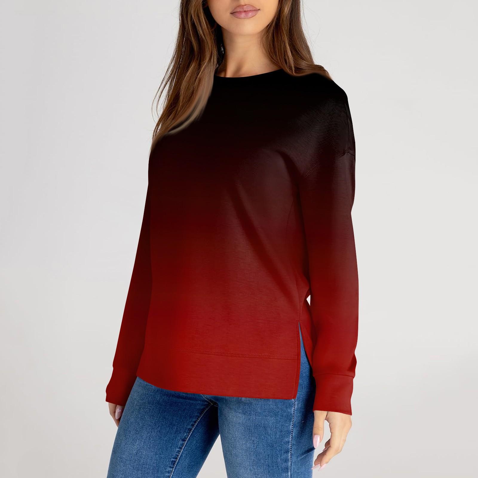 Женский повседневный модный однотонный свитер с круглым вырезом и длинными рукавами XL красный
Женский повседневный модный однотонный свитер с круглым вырезом и длинными рукавами XL красный