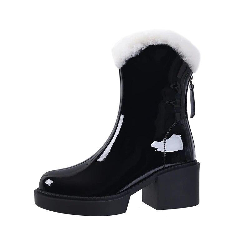 Meotina/женские полусапоги из натуральной кожи, ботильоны с круглым носком на платформе, на толстом высоком каблуке с застежкой-молнией, женские зимние ботинки в стиле «ковбойша» в западном стиле 34 чёрный
Meotina/женские полусапоги из натуральной кожи, ботильоны с круглым носком на платформе, на толстом высоком каблуке с застежкой-молнией, женские зимние ботинки в стиле «ковбойша» в западном стиле 34 чёрный