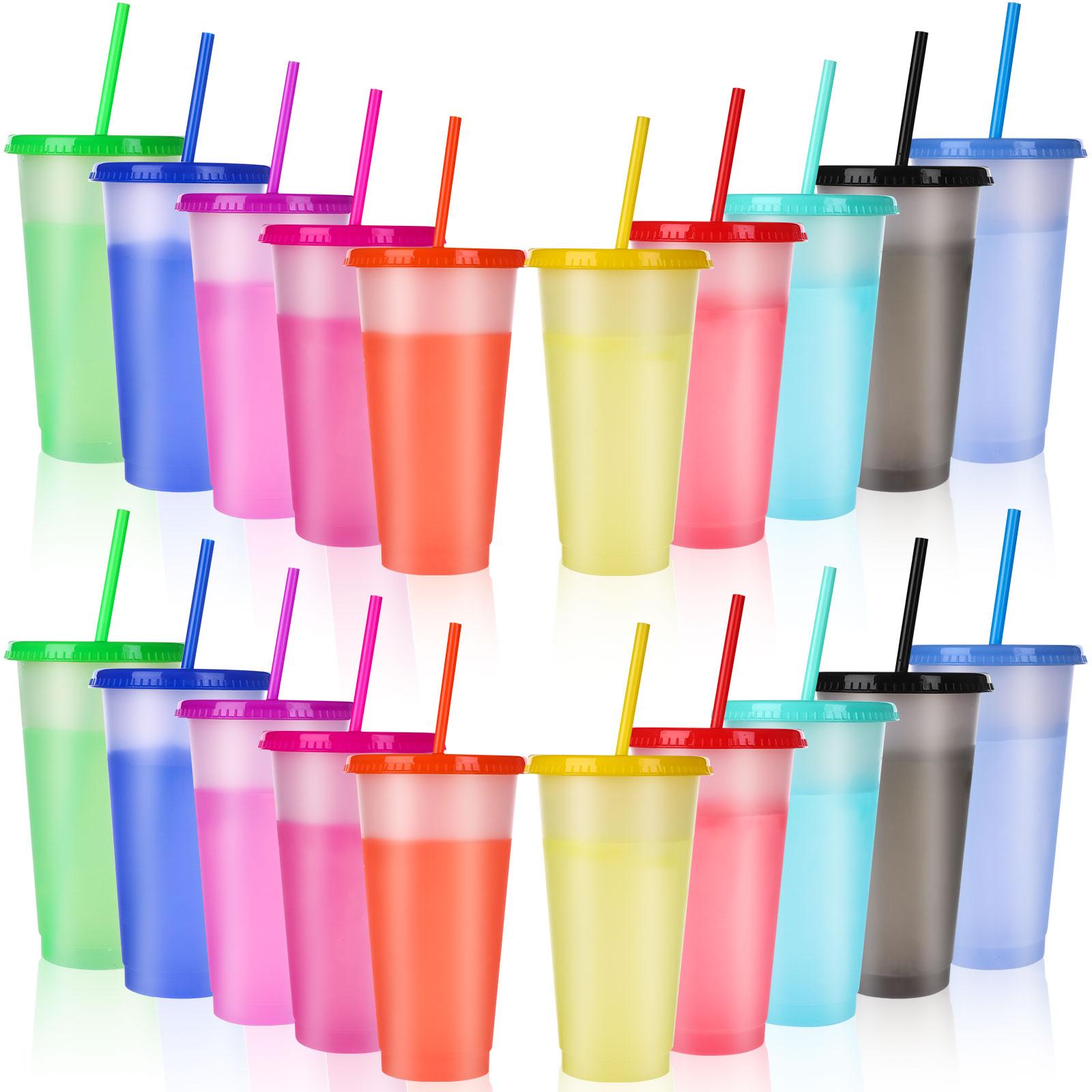 20 Pcs Colour Changing Cups With Lids And Straws 24 Oz Reusable Cups Iced Coffee Tumbler Plastic Color Change Travel Mug Cup Col разноцветный
20 Pcs Colour Changing Cups With Lids And Straws 24 Oz Reusable Cups Iced Coffee Tumbler Plastic Color Change Travel Mug Cup Col разноцветный