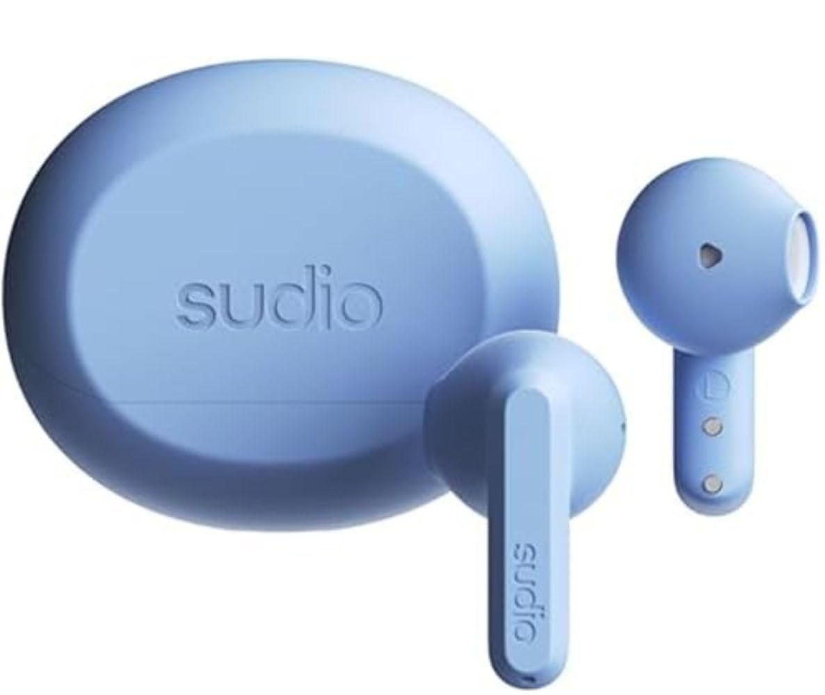 Бездротові навушники SUDIO A3 з мікрофоном, сумісні з iOS та Android (Baby Blue) В-вухо (Bluetooth 5.4 / / / Водонепроникний) Type-C
Бездротові навушники SUDIO A3 з мікрофоном, сумісні з iOS та Android (Baby Blue) В-вухо (Bluetooth 5.4 / / / Водонепроникний) Type-C